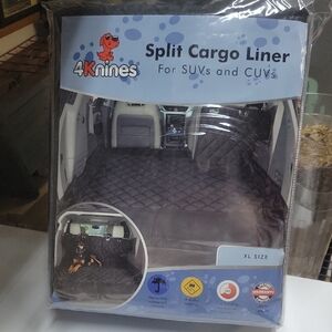 Black Split Cargo Liner for SUVs and CUVs